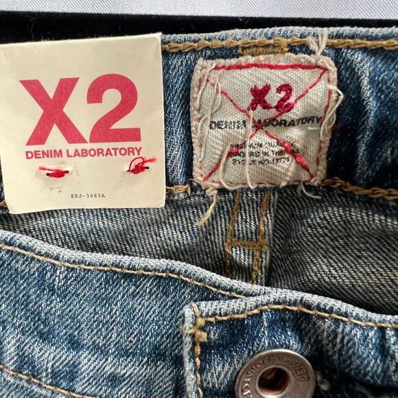 NWT Express X2 Jeans W20 Flare Leg 10 Regular Woman - Picture 4 of 6